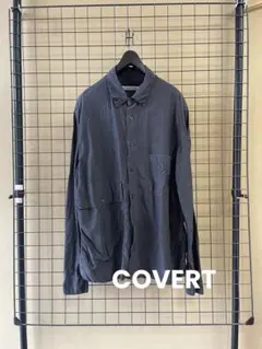 ユナイテッドアローズ COVERT アシンメトリーポケット シャツ イタリア製