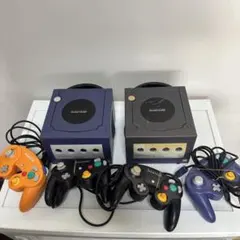 【ジャンク品】ゲームキューブ 本体 ・コントローラー4個その他