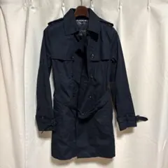 y072002 BANANAREPUBLIC トレンチコート M ブラック ロゴのサムネイル