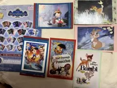ディズニー1番くじ　メモリアルステッカー　ピノキオ　バンビ