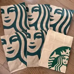 スターバックス ショップ袋 6枚セット