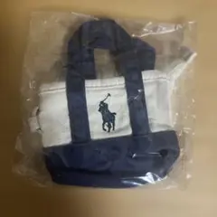 非売品　ラルフローレン　ネイビートートバッグチャーム
