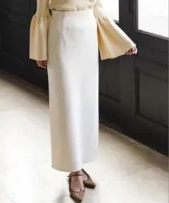 極美品✨42227 アディアム フォクシー 21年SS✨洗える◎ロングスカート