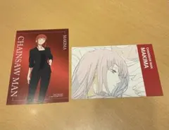 チェンソーマン ブラックコーデ マルイ マキマ 原画ポストカード