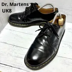 ドクターマーチン　3ホールシューズ　イエローステッチ　1461 レザー　黒　27