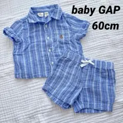 baby GAP ベビーギャップくま ガーゼ素材 セット アップ60cm
