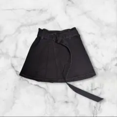 ​【新品タグ付】PAGEBOY デニムスカート Y2K モード ペプラムベルト付