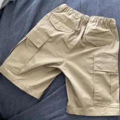 メンズ ベージュカーゴショートパンツ Mサイズ