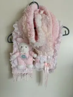 グニフニ 高円寺 ハンドメイド マフラー うさぎ ぬいぐるみ 古着 グニフニ 高円寺 ハンドメイド マフラー うさぎ ぬいぐるみ 古着
