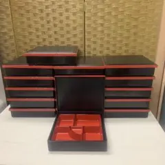 越前塗 長角隅切り重箱 三段重 - メルカリ
