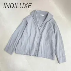 INDILUXE　オープンカラージャケット　コットン　長袖　薄手　韓国製のサムネイル