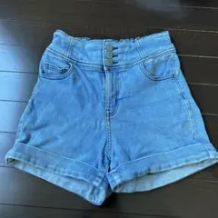 GU レディース デニムショートパンツ ハイウエスト Mサイズ