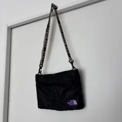 ノースフェイスパープルレーベルナイロンサコッシュ