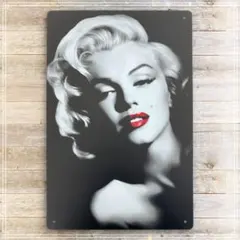 新品未使用　アメリカン　マリリンモンロー　アート　インテリア　ブリキ看板