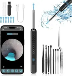 カメラ付き耳かき 耳掃除 3.6mm極細レンズ 左右反転機能