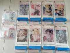 hololive 一番くじ　ミニアートボード 8種　クリアツインチャーム２種