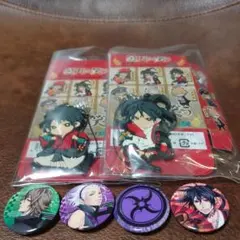 【6個セット】曇天に笑う　トレーディングラバーストラップ×2個　缶バッチ×4個