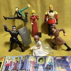 絶版　 ルパン三世　カリオストロの城編5全６種　バンダイのサムネイル