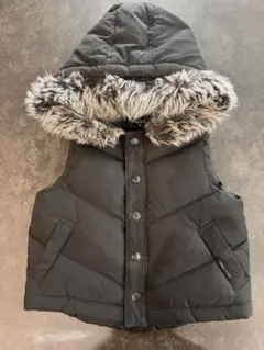 COMME CA ISM ブラックダウンベスト