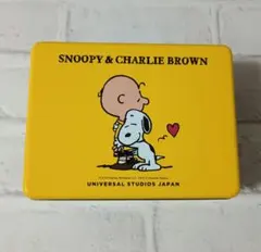 USJ スヌーピー　チャーリー クッキー 空き缶