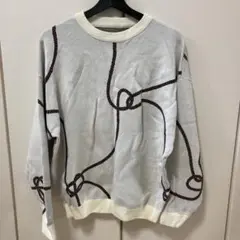 Lui‘s ロープ柄ジャガードニット