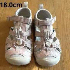 KEEN サンダル キッズ　シーキャンプ　18.0cm グリッターピンクのサムネイル