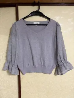 JILLSTUART ニット ブラウス 紫