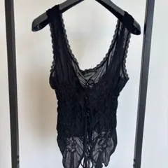 ZARA レース ビスチェ ブラック Sサイズのサムネイル