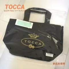 TOCCA ロゴナイロン トートバッグ ブラック　新品未使用