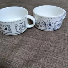 モモ様専用　PEANUTS スヌーピー スープカップ 2個セット