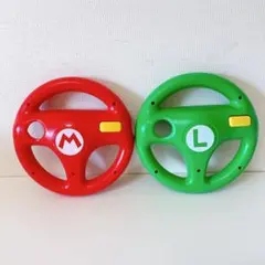 マリオ・ルイージ ハンドル 2個セット Nintendo Wii Uマリオカート