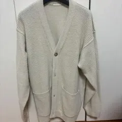 アイボリー ニットカーディガン