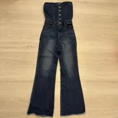 ［美品］SPIRALGIRL スパイラルガール サロペット オーバーオール