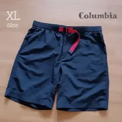 コロンビア　大きいサイズ　ショート ハーフパンツ　ネイビーブルー　ユニセックス
