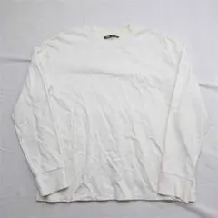 ザラ ZARA クルーネック長袖カットソー ホワイト系 メンズ Sサイズのサムネイル