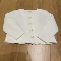 mamaraku キッズ ボレロ ホワイト 95cm