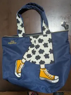 mis zapatos トートバッグ ネイビー