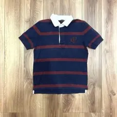 Ralph Lauren ラルフローレン ポロシャツ 刺繍 ボーダー Mサイズ