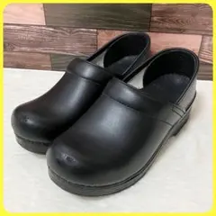 極美品 DANSKO プロフェッショナル 39 革靴 オイルドレザー 黒 上質 極美品 DANSKO プロフェッショナル 39 革靴 オイルドレザー 黒 上質