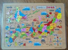 木製日本地図パズル
