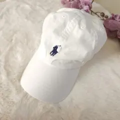 POLO RALPH LAUREN キャップ ホワイト