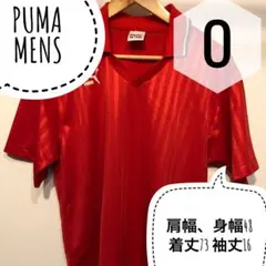 PUMA 赤 サッカーシャツ サイズ48【C】