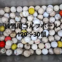 ゴルフボール 大量セット 練習用 約120-30個