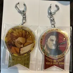 ヒロアカ 原画展 アクリルキーホルダー　エンデヴァー　ホークス