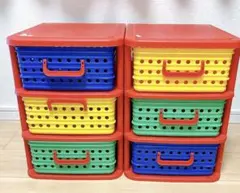 アイリスオーヤマ 書類ケース 引き出し 収納 書類トレイ 4段 オレンジ 