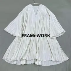フレームワーク ランダムワッシャースモック ブラウス 着丈長め　ゆったりのサムネイル