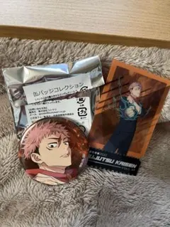 呪術廻戦 クリアカード 缶バッジ 虎杖悠仁