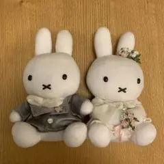 本日削除＊ミッフィー　結婚式　ぬいぐるみセット　洋装
