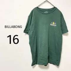 BILLABONG ダークグリーン Tシャツ XL キッズ　カジュアル　ロゴ