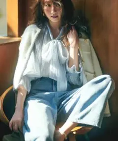 ジャスグリッティー　ラメツイードニットジャケット